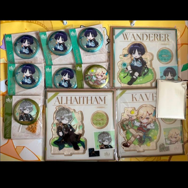 Original Bag Back Card Dealer กาแฟเกาหลี Outing เกาหลี Valley สินค้าจํานวนมาก Genshin Sanbing Wander