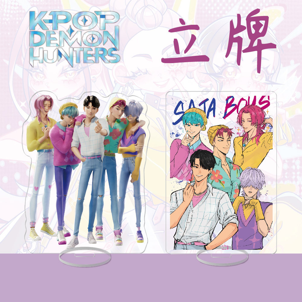 ขาตั้งอะคริลิค Kpop Demon Hunters Kpop Demon Hunters เครื่องประดับเดสก์ท็อป