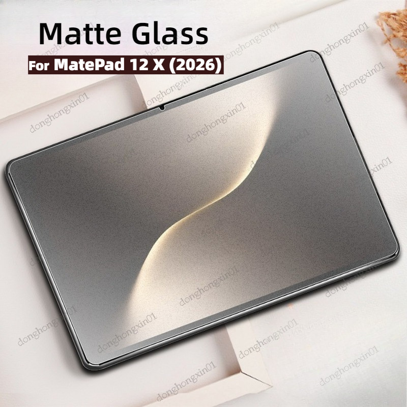 สําหรับ Huawei MatePad 12 X 12.0 2026 LRT-W09 MatePad 12X Air 2025 2024 12 แท็บเล็ต Matte กระจกนิรภัยป้องกันหน้าจอ Matte Frosted คลุมทั้งหมดแผ่นป้องกันฟิล์ม