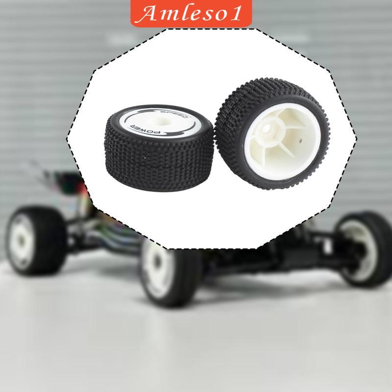 [Amleso1] 2 ชิ้นยางล้อหลังเปลี่ยน RC รถอะไหล่ Tyres สําหรับ Wltoys 244016
