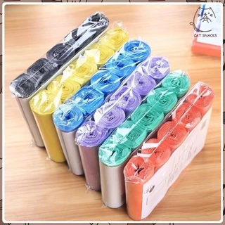 【ราคาส่ง】ถุงขยะแบบม้วน แพ็ก 100 ใบ (5ม้วน) ถุงขยะ ถุงขยะพกพา ถุงขยะแบบฉีก (สุ่มสี)