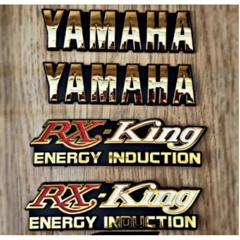 YAMAHA EMBLEM LOGO RX KING EMBLEM LOGO RX KING กล่องแบตเตอรี่สามารถซ้อนทับและ 1 ชุด