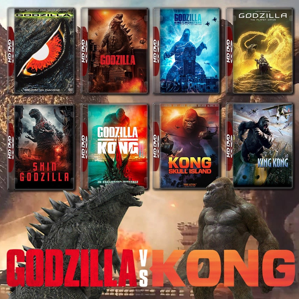 Godzilla & King Kong ครบทุกภาค DVD Master พากย์ไทย