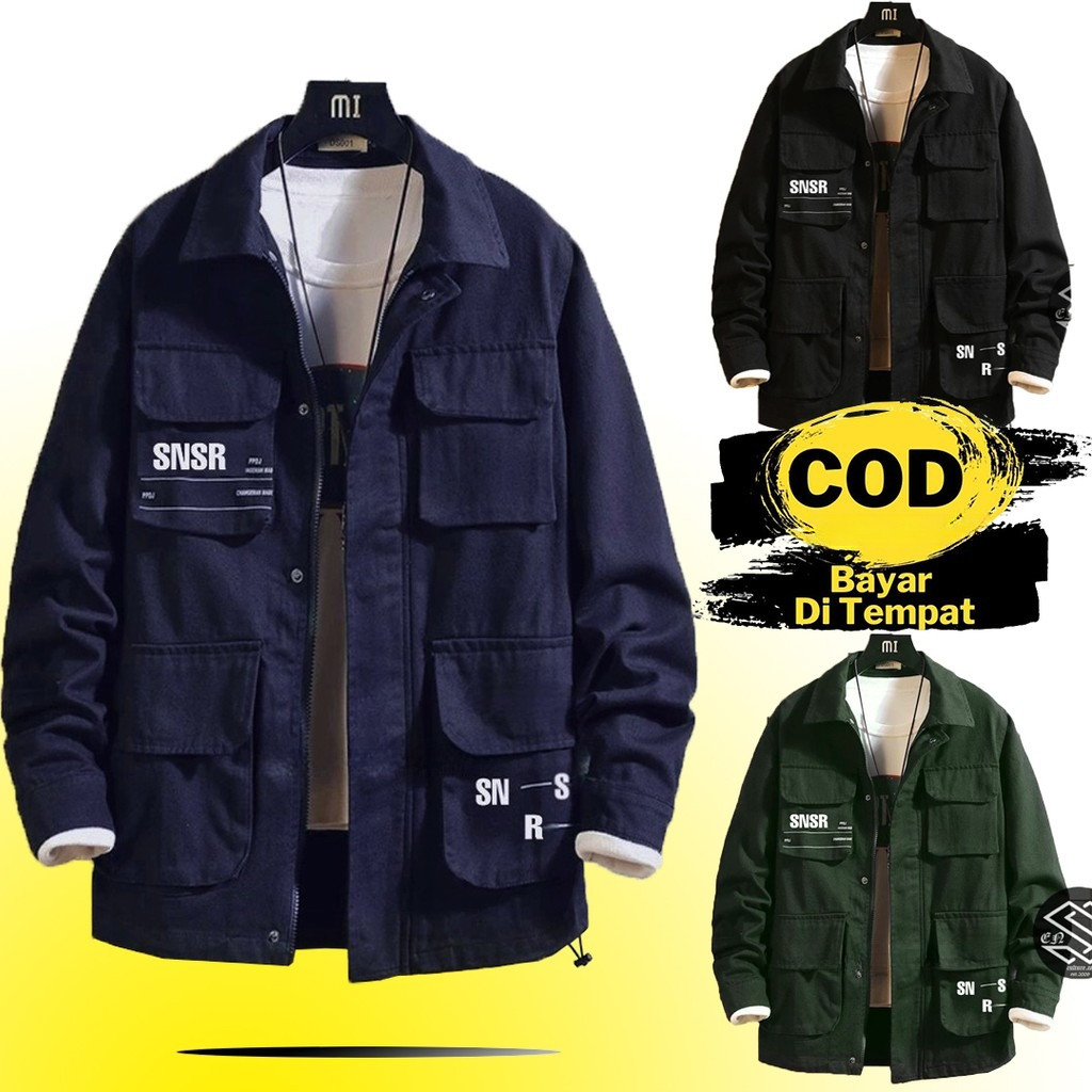 INCOMING ล่าสุด SNSR Semi Parka Trucker Jacket / Original Sensor Parka Jacket