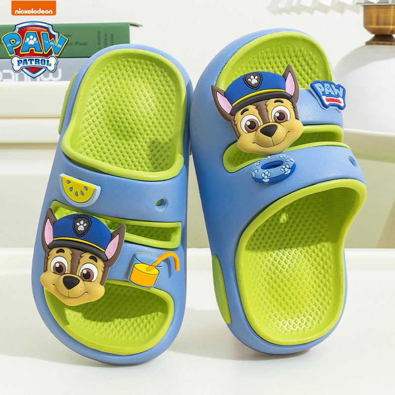 รองเท้าแตะเด็ก Paw Patrol #2025NewLightweight & Anti-Slip Cartoon Character House Sandals for Boys G