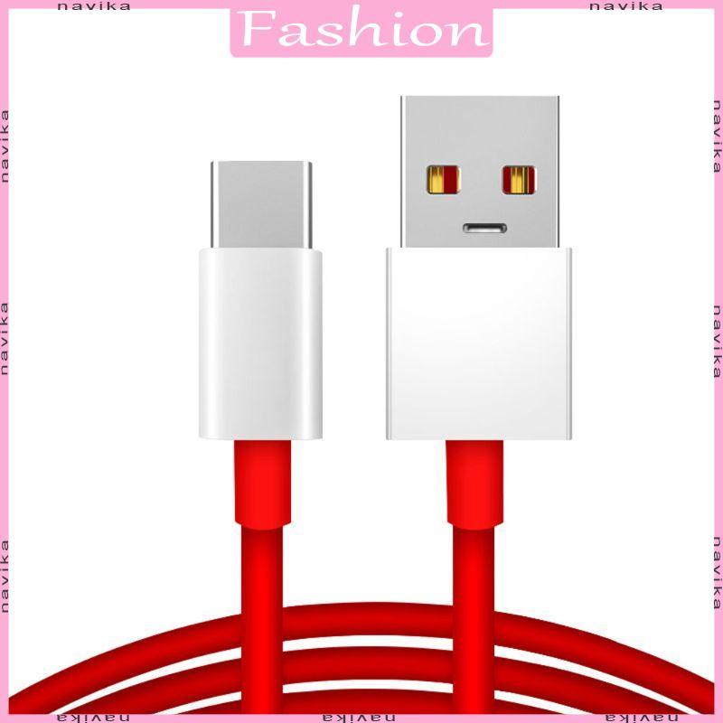 NAV USB 3 1 Type C Cable Quick Fast Charging Power Data Cable สําหรับ 6T 5T