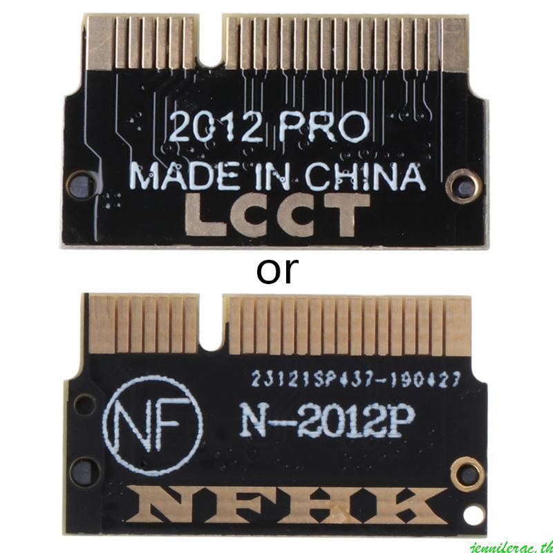 Jenniferac PCIE สําหรับ M 2 NVME Mac-Book SSD แปลงอะแดปเตอร์ SSD อัพเกรดชุดสําหรับ Retina 2012 A1398