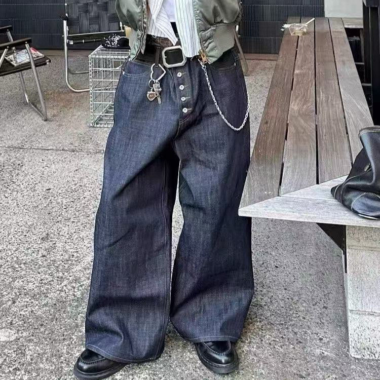 Z92H  No faith studios Limited Edition Scimitar 3D Red Edge Selvedge Raw Denim Jeans baggy Version