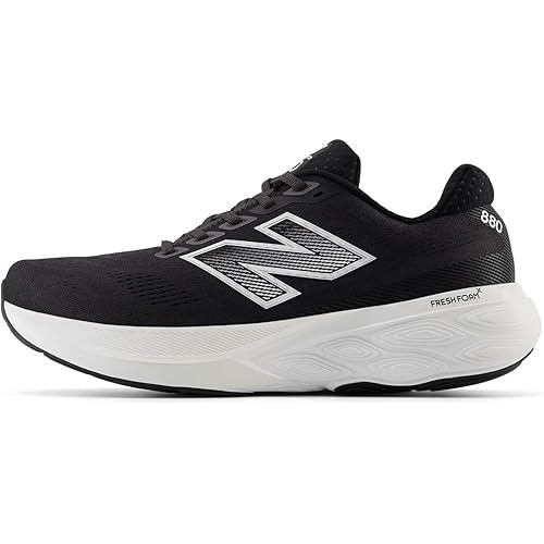 New Balance NB Fresh Foam x 880 v15 รองเท้าวิ่งน้ําหนักเบากันลื่นกันกระแทกสีดําสีขาวข้อเสนอพิเศษ