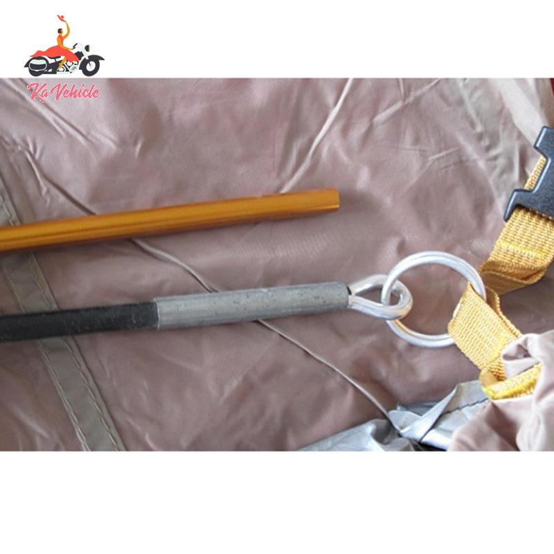 [Whstrong] อลูมิเนียมอัลลอยด์ AWNING TENT POLE RINGS พร้อม 2 PINS Camping Hiking Motorhome