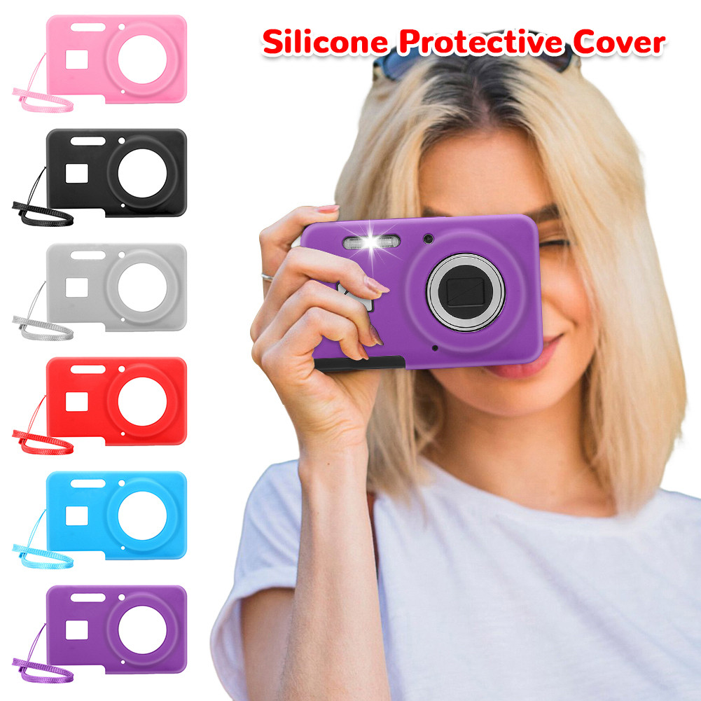 For KODAK PIXPRO FZ55 Digital Camera Cover with Lanyard Slim Fit Camera Bag Camera Body Cover Outdoo