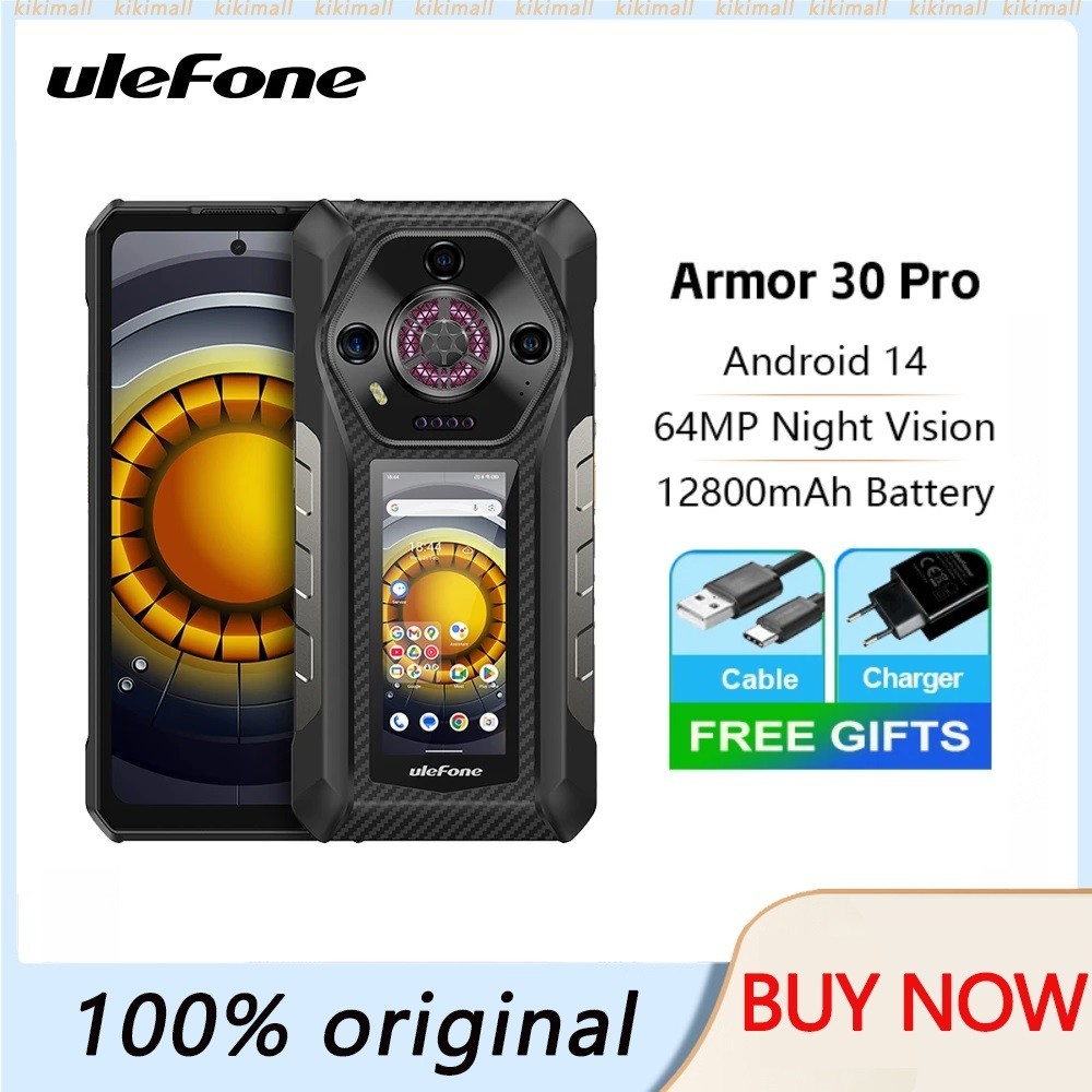 Ulefone Armor 30 Pro 5G Rugged Smartphone 6.9" 120Hz 32GB+512GB 12800mAh Night Camera 64MP NFC