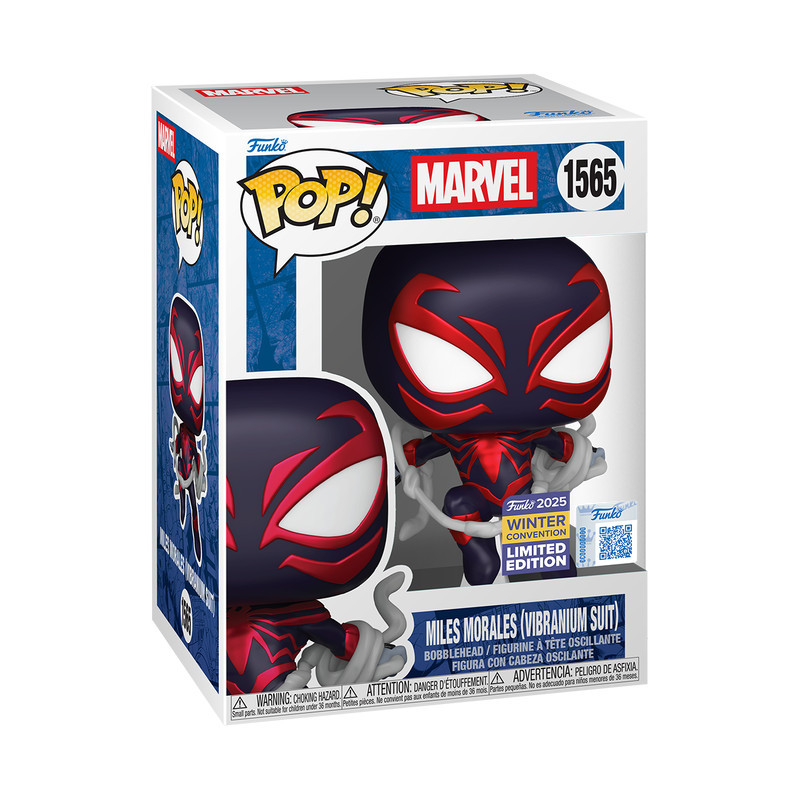 Funko Pop Miles Morales (ชุดวิรันเนียม) #1565 WonderCon พิเศษ