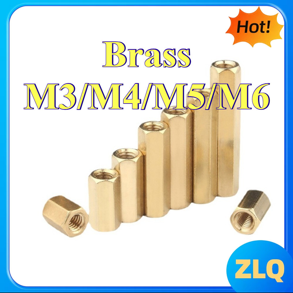 คอลัมน์ทองแดง  หกเหลี่ยม แบบกลวง คอลัมน์ M3/M4/M5/M6[zlq168-FC-1]