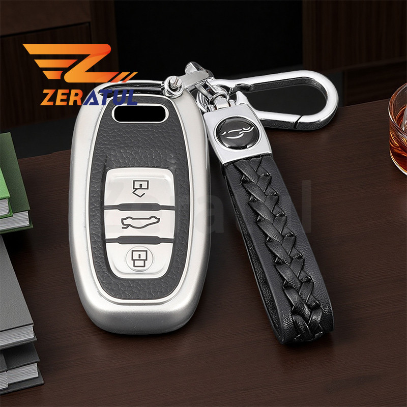 Auto Shell Fob Keyless สําหรับ Audi S4 S5 S6 S7 S8 R8 TT Quattro A3 A4 A5 A6 A7 A8 Q3 Q5 Q7 Q3 Q5 Q7