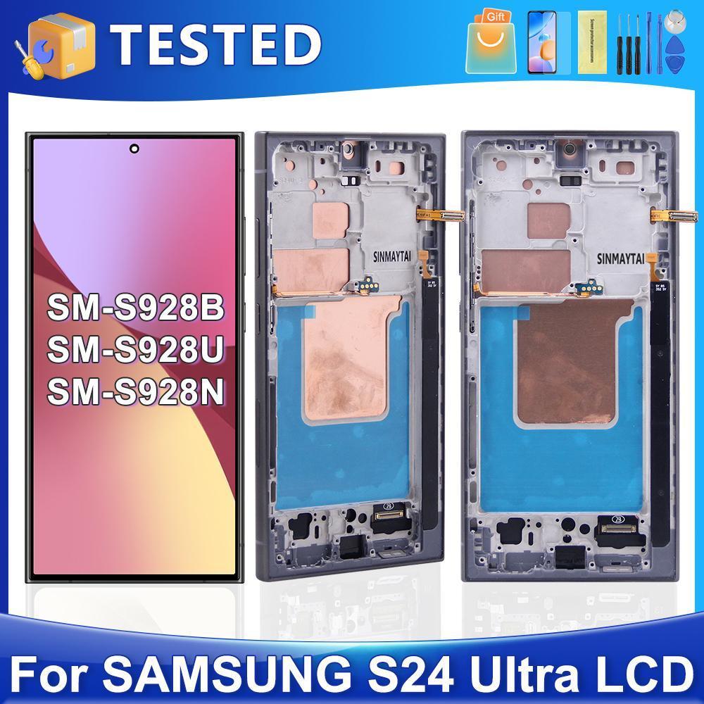 ทดสอบ S24 Ultra สําหรับ Samsung สําหรับ S24U S928B S928U S928W S928E จอแสดงผล LCD Touch Screen Digit