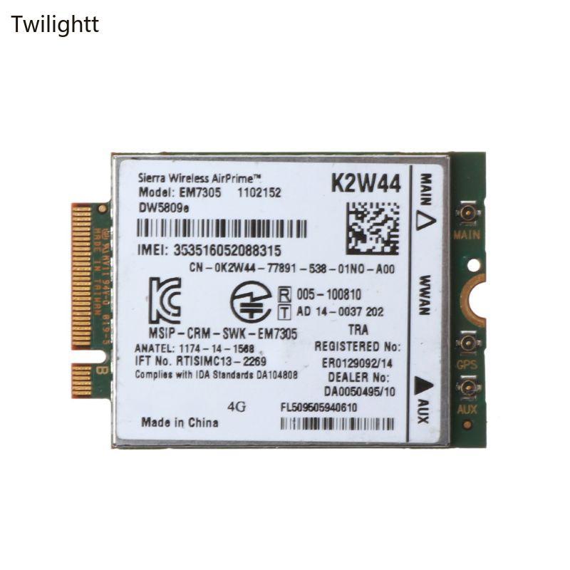 WILI EM7305 DW5809E K2W44 4G LTE WWAN โมดูลสําหรับ M 2 การ์ดสําหรับ Dell E7450 E7250 7250 E5550 5550