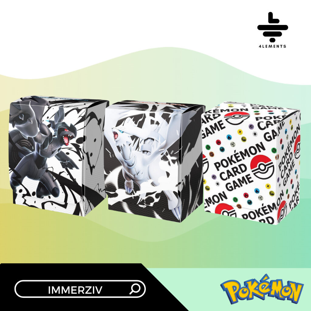 (พร้อมส่ง) POKEMON TCG DECK CASE (กล่องใส่การ์ดโปเกม่อน) (BY IMMERZIV)