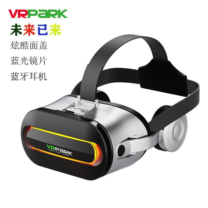 สไตล์ใหม่ VRPARK แว่นตา All-in-One HD ภาพยนตร์สมาร์ท Head-Wearing vrBOX บลูทูธ VR แว่นตาโรงงาน DNBO