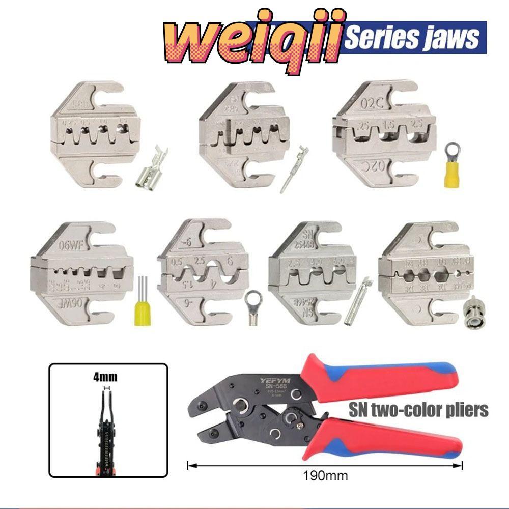 WEIQII CRIMPING คีมขากรรไกร, SN-2546B 02C Alloy SN CRIMPING คีมขากรรไกร, 48B 58B กว้าง 4 มม.06WF 254