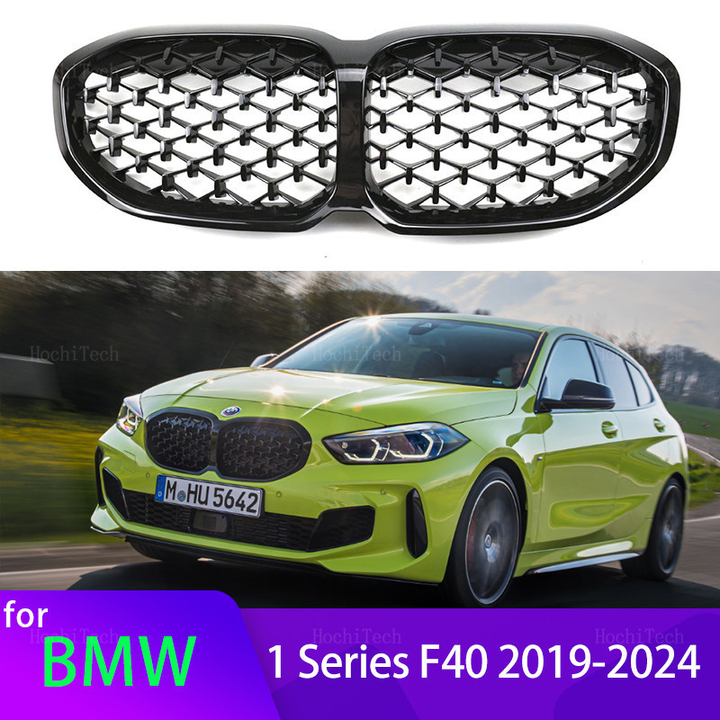 1 คู่ M สี/Glossy สีดํารถกันชนหน้า Kidney Grill Grilles สําหรับ BMW 1 Series F40 116i 118i 120i 128t