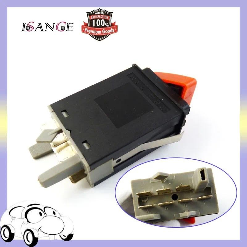 ISANCE Warnblinkschalter คําเตือน Emergecy Hazard สวิทช์ไฟ Dash ปุ่มสําหรับ Skoda Octavia 1U2 1Z3 1U