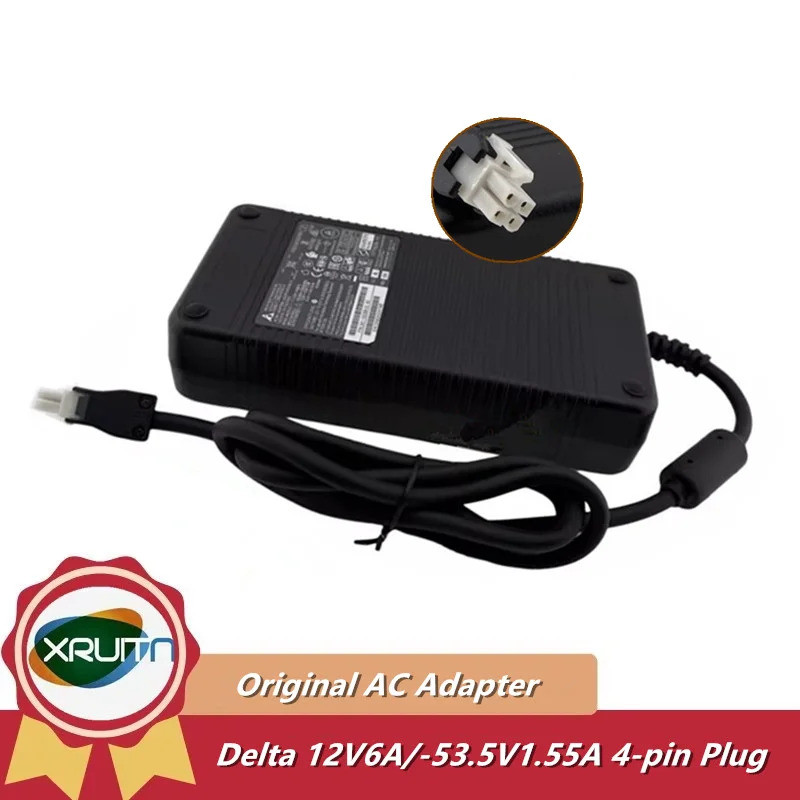 ของแท้ DELTA ADP-150BR B AC Adapter 12V 6A -53.5V 1.55A 150W 4 รู 4-PIN 341-100399-01 เครื่องชาร์จสํ