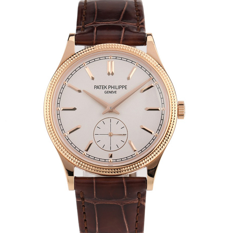 PatAek.HPhilippeA นาฬิกาคลาสสิก Rose Gold Manual Mechanical นาฬิกาผู้ชาย 6119R
