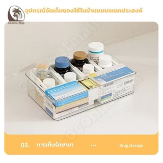 กล่องเก็บของตู้เย็น ที่จัดระเบียบตู้เย็น ปรับขนาดได้ แบบแขวน ประหยัดพื้นที่ แบ่งช่องเก็บของ
