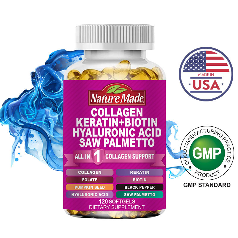 Collagen + Biotin All-in-One Capsules | ช่วยสนับสนุนข้อต่อและกระดูก | 120 Capsules