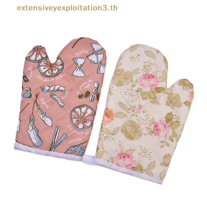 # Home EE # ถุงมือเตาอบไมโครเวฟ Kitchen Mitten ถุงมืออบกันลื่นทนความร้อน