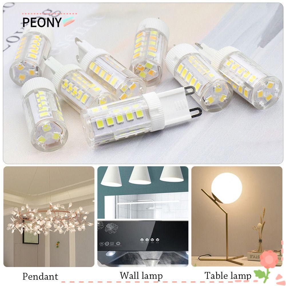 PEONYPAVILION หลอดไฟ LED ข้าวโพดไฟ LED G4 G9 E14 โคมระย้าเทียน