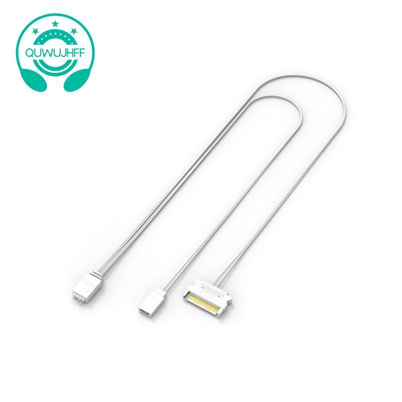 (quwujhff) ถึง ARGB Lighting Power Adapter Cable คอมพิวเตอร์ ARGB Controller to ARGB Reset Power Cab