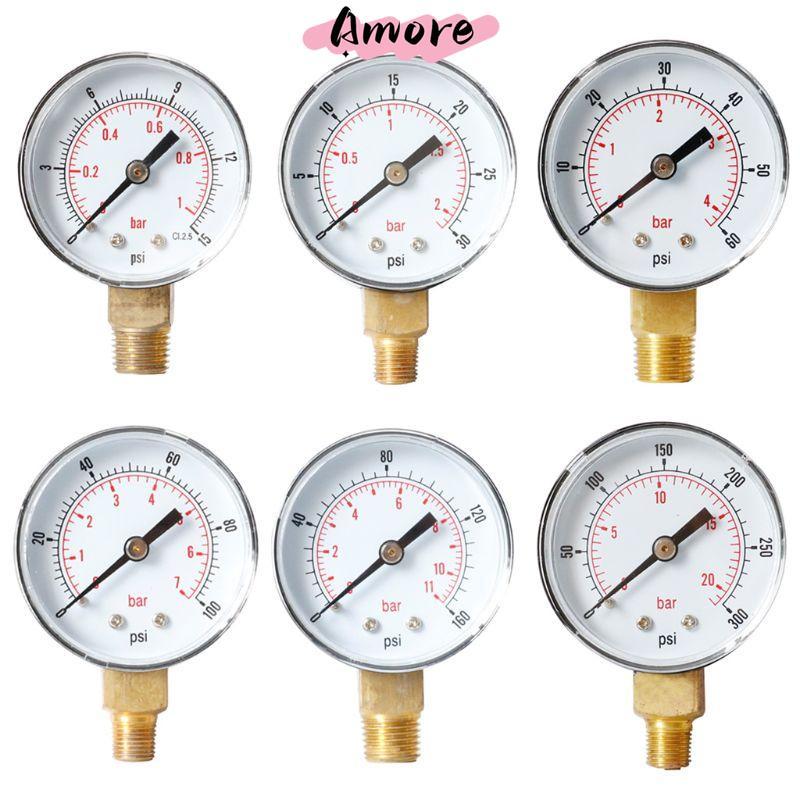 Amore 1 4 BSPT Mechanical Y50 เครื่องวัดความดัน 52 มม. สําหรับการทําเหมืองแร่ Home Precision