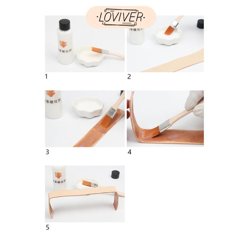 Leather Hardener Hem Shaper Fast Craft Paste Fix Leathercraft กาว 100ml