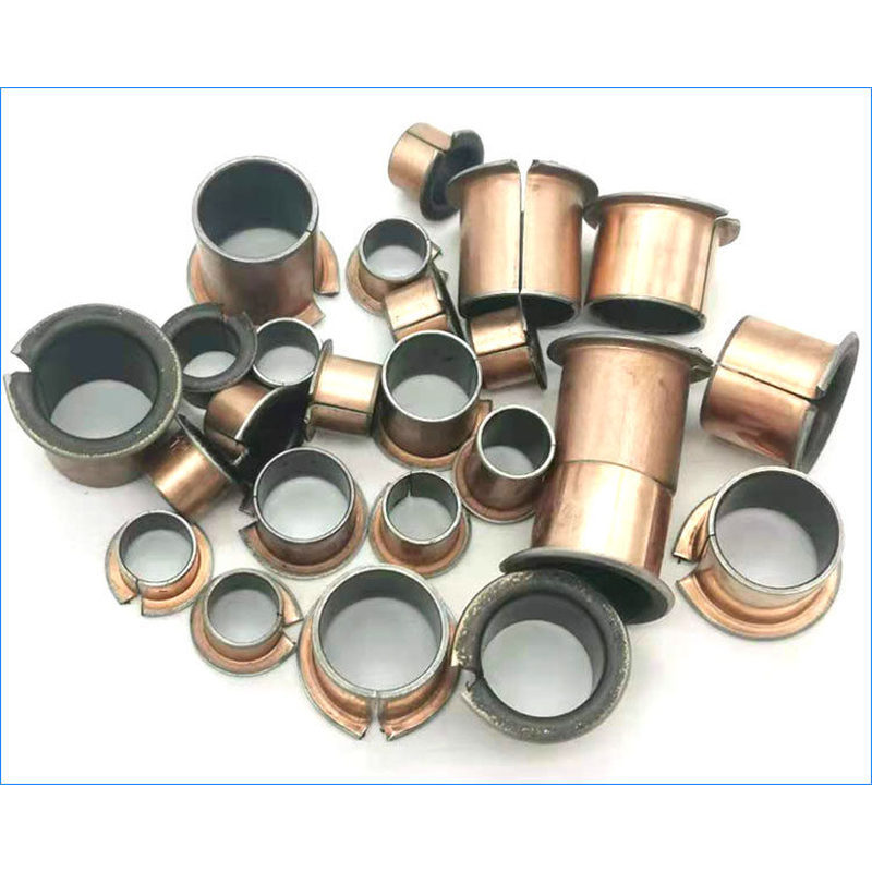 SF-1F ประเภท Flanging ปราศจากน้ํามัน Self-หล่อลื่นคอมโพสิตทองแดงแขน Bushing ขั้นตอนหน้าแปลนแบริ่ง 5/6/8/10/12-50