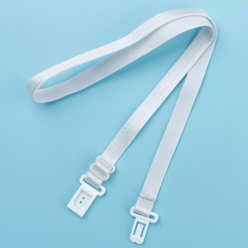 Nan 10 ชิ้นปรับยืดหยุ่นผูกสายรัด Band DIY อุปกรณ์เสริมพร้อมคลิปสําหรับ Bowtie เข็มขัดผูก