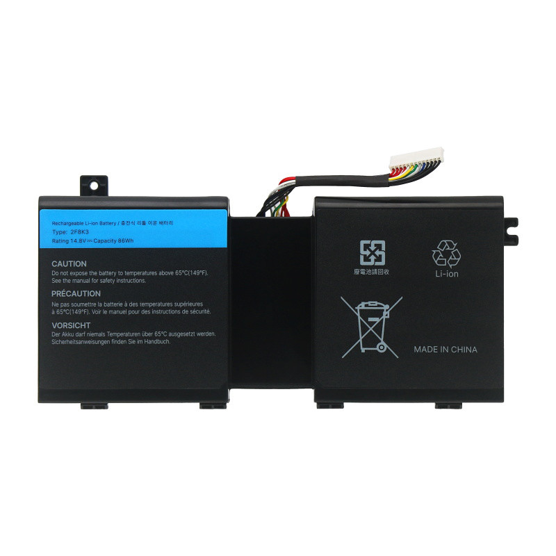 For Dell M18X R3 Alien 17 M17X R5 P18E P19E Laptop Battery 2F8K3