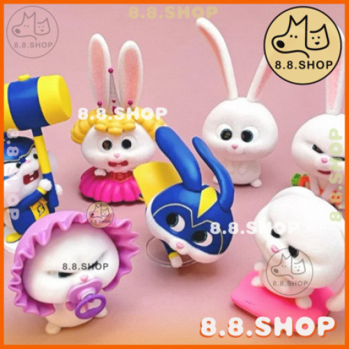 ✨8.8 ร้าน✨[มีให้เลือก] ของแท้ PLZDOT Love Pet Big Secret Xiaobais Life Mystery Box Rabbit Boss Doll✨