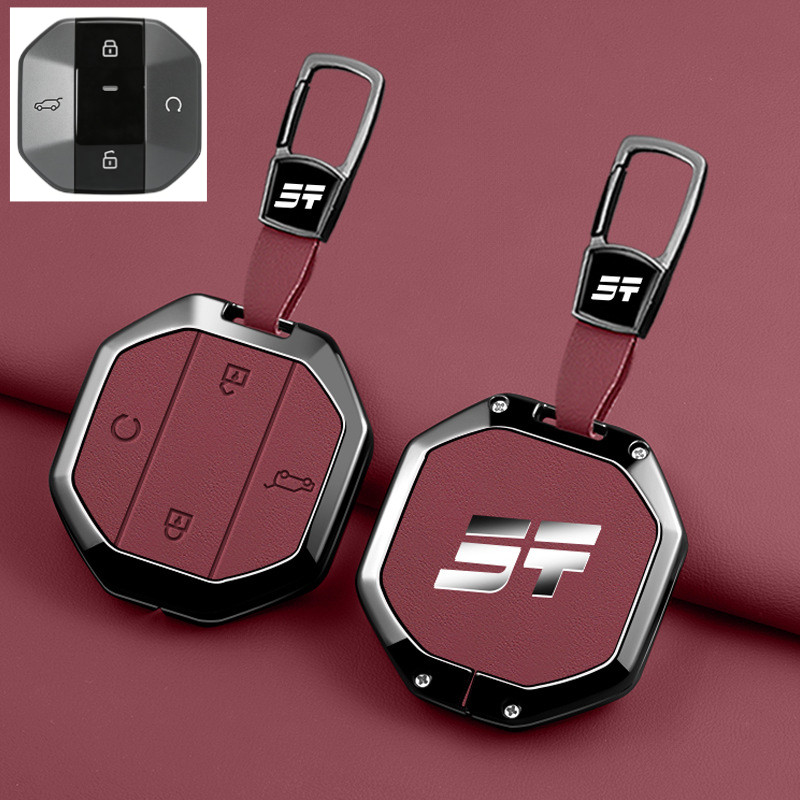 Key Fob ฝาครอบสําหรับ Jetour T1 Jetour T2 2025 2026 Jetour T2 i-DM Remote Key ผู้ถือพวงกุญแจอุปกรณ์เ