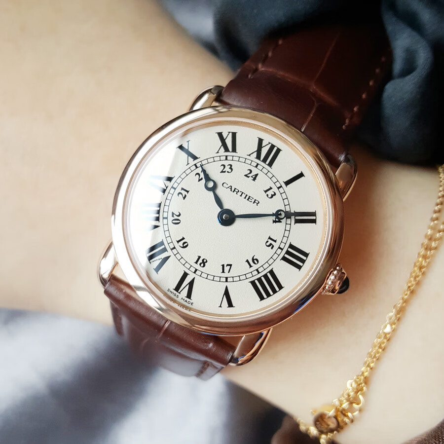 Cartier Cartier Watch Female London SOLO Series 18K Rose Gold Quartz Watch W6800151