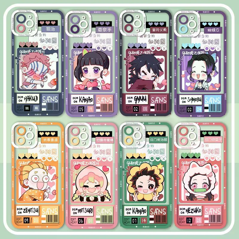 Hot itemDemon Slayer: Kimetsuไม่มีYaibaรุ่นQ angel Eyeเคสโทรศัพท์สําหรับIphone 17 16 15 14 Pro Max 1