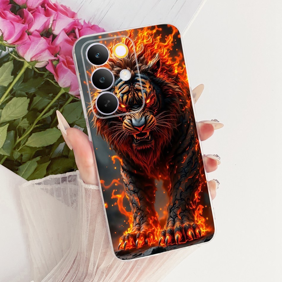 สําหรับRealme C85 Pro 2025 ใหม่Cool Tiger Dragonรูปแบบเคสโทรศัพท์RealmeC85 C 85 Pro 5Gซิลิโคนอ่อนนุ่มTPUกรณี ราคา ถูกที่สุด ดีลบีเคเค แกลเลอรีภาพที่ 7
