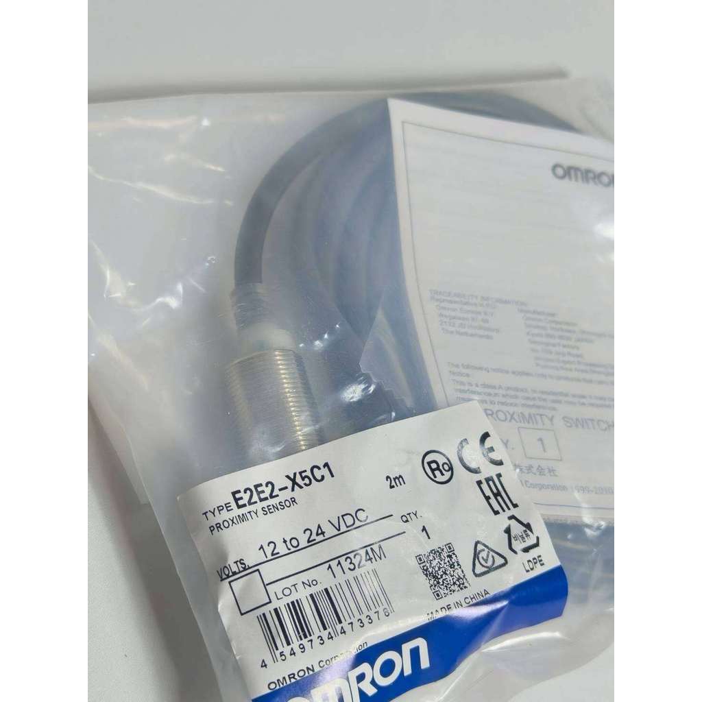 คุ้ม E2E2-X5C1 พร็อกซิมิตี้เซนเซอร์ เอาต์พุต: NPN, NO (Normally Open) แบบ 3 สาย
แรงดันไฟฟ้า: 10 ถึง 