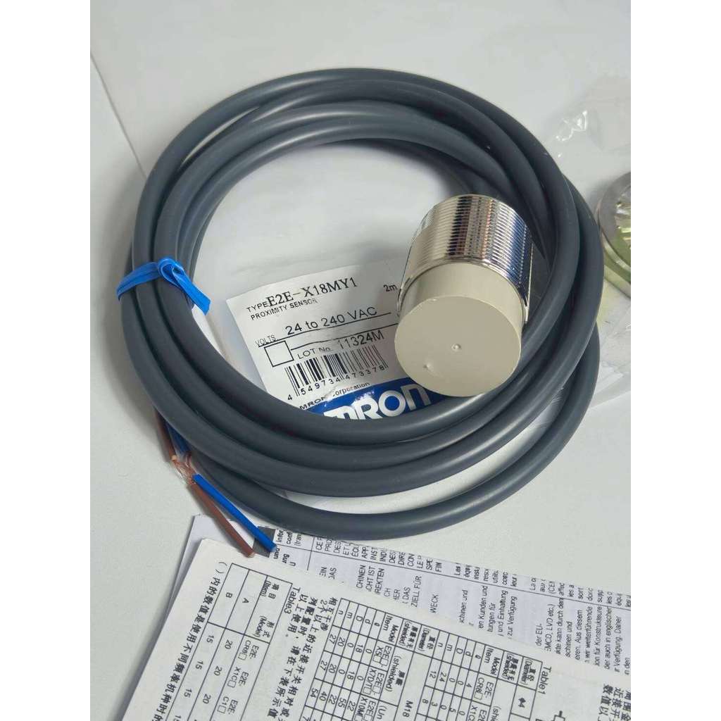 E2E-X18MY1 พร็อกซิมิตี้เซนเซอร์แบบอุปนัย (Inductive Proximity Sensor) AC 2 สาย N.O. (Normal Open) 24