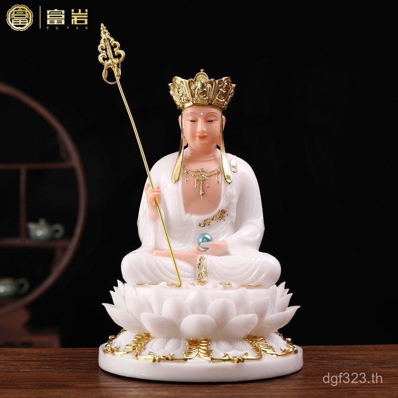 Ben Han Baiyu บูชาพระโพธิสัตว์รูปปั้นเครื่องประดับ Zhang ในครัวเรือน Ksitigarbha รูปปั้น 16 Wishes K