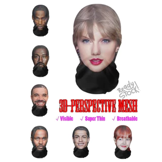 3D พิมพ์ Full Face หน้ากากคอสเพลย์ Diddy Kanye หน้ากากคนดังปลอมตัวตลกหน้ากากสําหรับแฟนบทบาทเล่น Joker Face