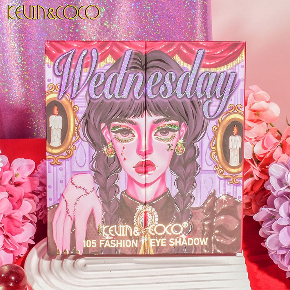 2025 สไตล์ใหม่ หนึ่งควรทั้งหมด] KEVIN&COCO105 Color High-Appearance Cheap Eyeshadow Palette Little R