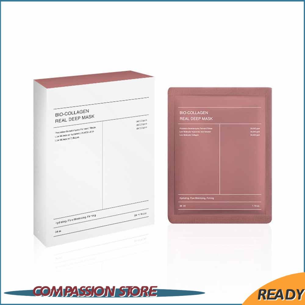 4PCS Real Deep Mask Sheet Face Skin Care Tools มาส์กหน้าคอลลาเจน