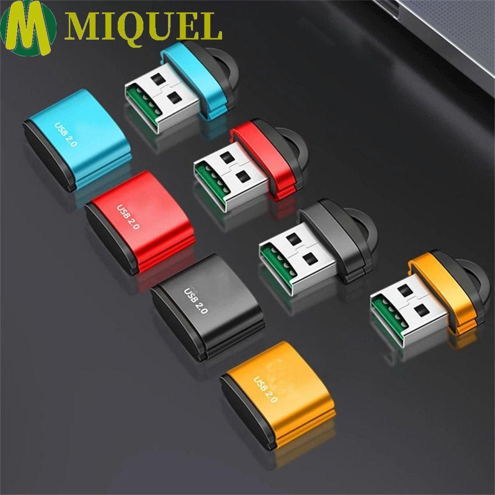 MIQUEL เครื่องอ่านการ์ด USB Micro แบบพกพา Micro SD/TF การ์ดอุปกรณ์โทรศัพท์ USB 2.0 Mobile Phon USB C